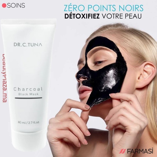 [1104143] FARMASI Dr Tuna Masque Noir Charcoal 80ml